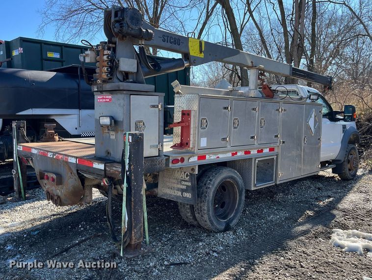image for item LD9929 2008 Ford F550 Super Duty XL utility / service truck