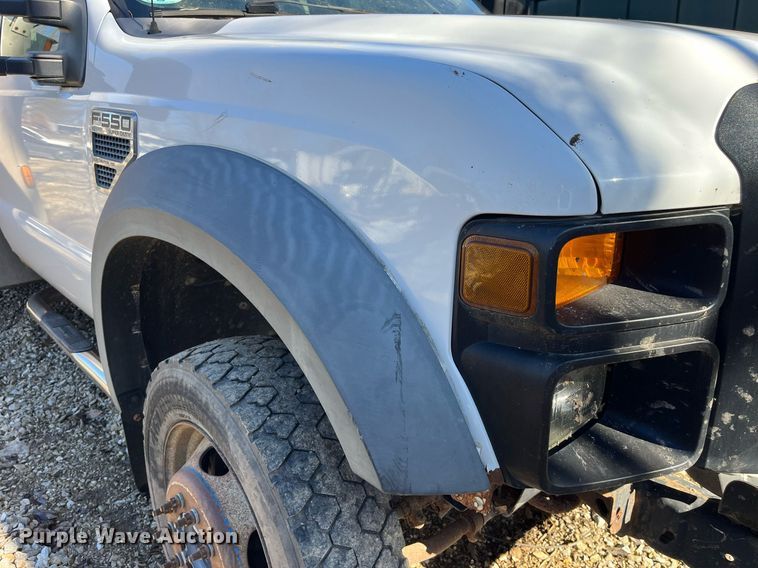 image for item LD9929 2008 Ford F550 Super Duty XL utility / service truck