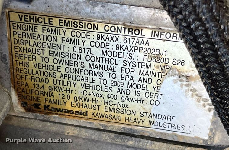 image for item LD9980 2009 John Deere Gator 620i utility vehicle