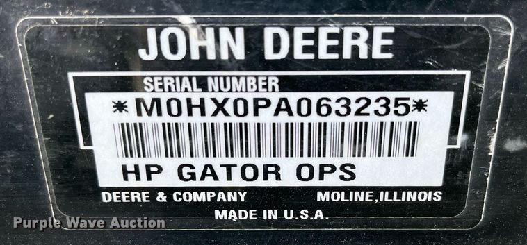 image for item LD9980 2009 John Deere Gator 620i utility vehicle