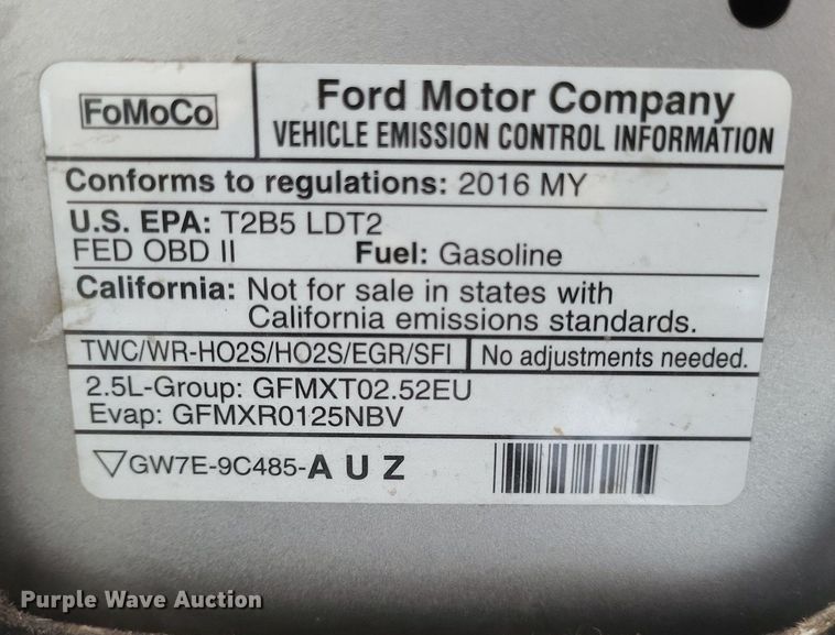 image for item MI9930 2016 Ford  Escape  SUV