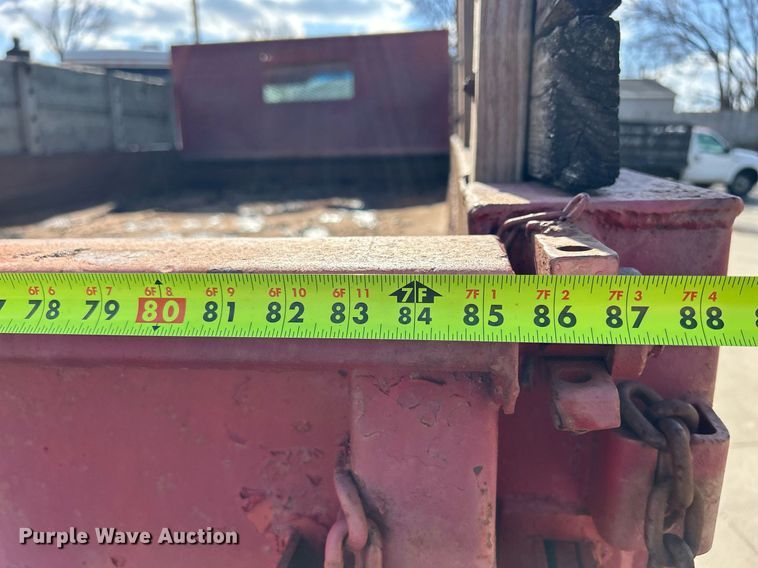 image for item MO9162 1992 Ford F700 dump flatbed truck