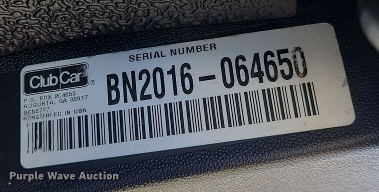 image for item MQ9666 2020 Club Car Tempo golf cart