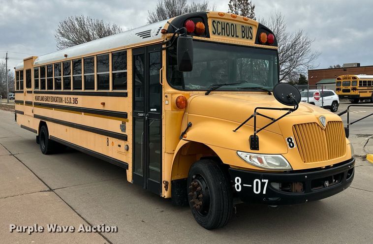 image for item NF9274 2009 International  PB10500 school bus