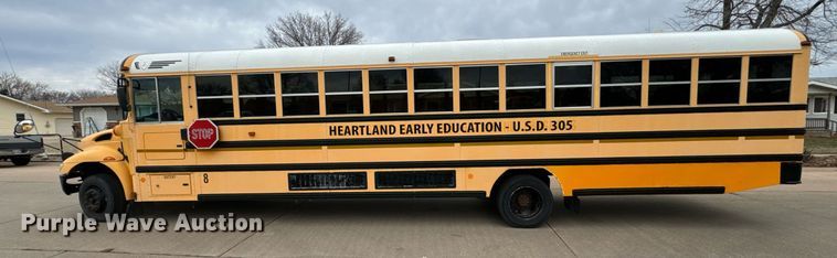 image for item NF9274 2009 International  PB10500 school bus