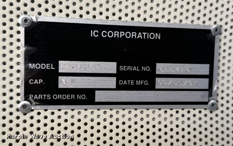 image for item NF9274 2009 International  PB10500 school bus