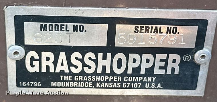 image for item NJ9292 Grasshopper 620T ZTR lawn mower