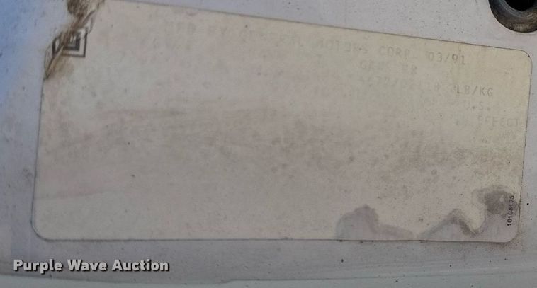 image for item NU9342 1991 Chevrolet  C2500 pickup truck