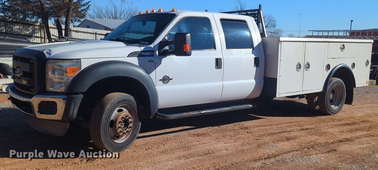 image for item OD9251 2013 Ford F550 Super Duty Crew Cab utility / service truck