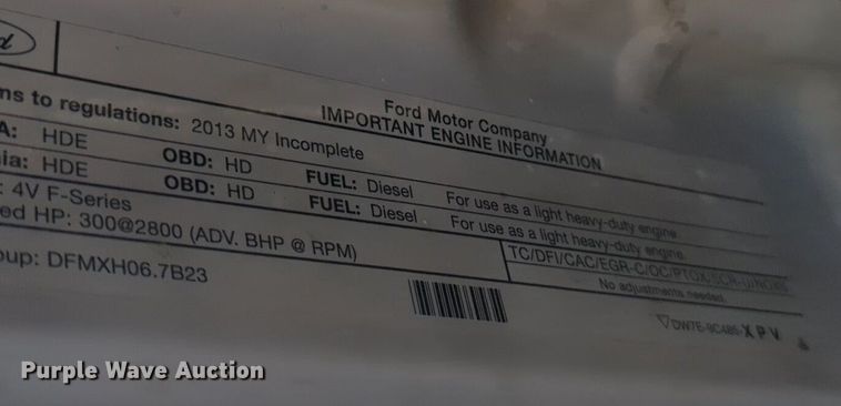 image for item OD9251 2013 Ford F550 Super Duty Crew Cab utility / service truck