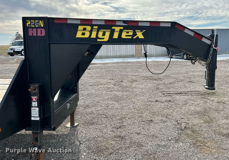 image for item OI9546 2014 Big Tex 22GN-25BK+5 equipment trailer