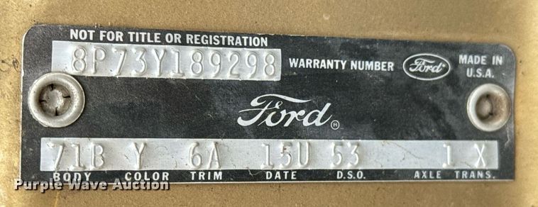 image for item OJ9535 1968 Ford  Country Sedan 