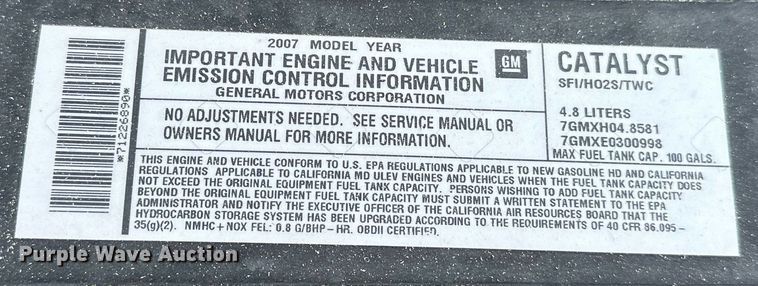 image for item OM9788 2007 Chevrolet  Express 3500 school bus