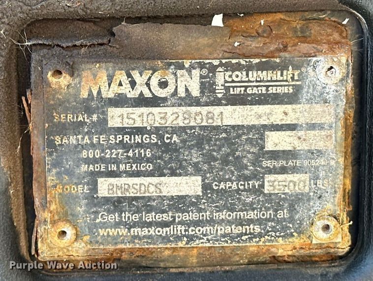 image for item OM9789 2016 International  4400 SBA side curtain box truck