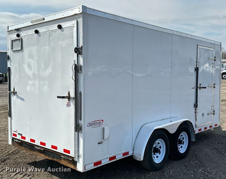 image for item OM9792 2018 Bravo ST716TA3 enclosed cargo trailer