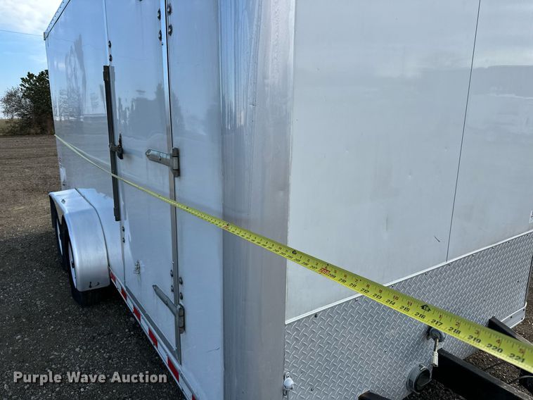 image for item OM9792 2018 Bravo ST716TA3 enclosed cargo trailer