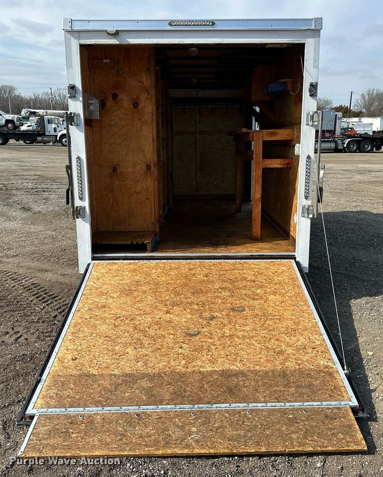 image for item OM9792 2018 Bravo ST716TA3 enclosed cargo trailer
