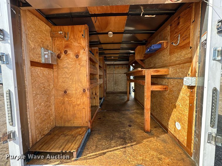 image for item OM9792 2018 Bravo ST716TA3 enclosed cargo trailer