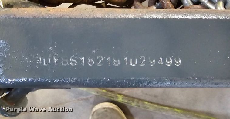 image for item DK0497 2011 Travalong equipment trailer