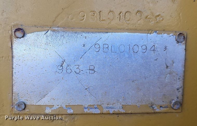 image for item DK0569 1995 Caterpillar 963B track loader