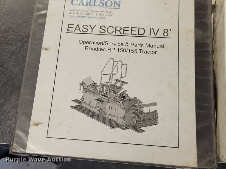 image for item DL7852 Roadtec RP175  paver