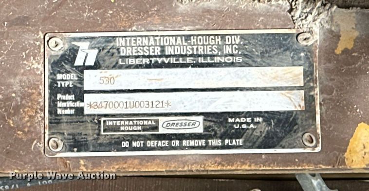 image for item DM2689 1987 Dresser 530 wheel loader