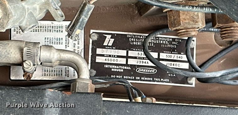 image for item DM2689 1987 Dresser 530 wheel loader