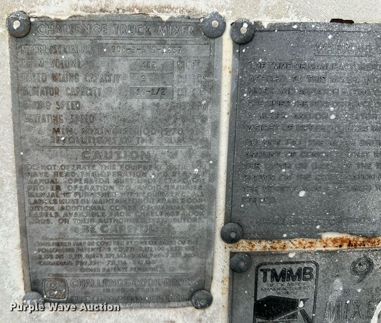 image for item DM2699 1979 White Western Star 4864-2 ready mix truck