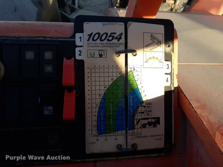 image for item DP2626 2007 Skytrak 10054 telehandler