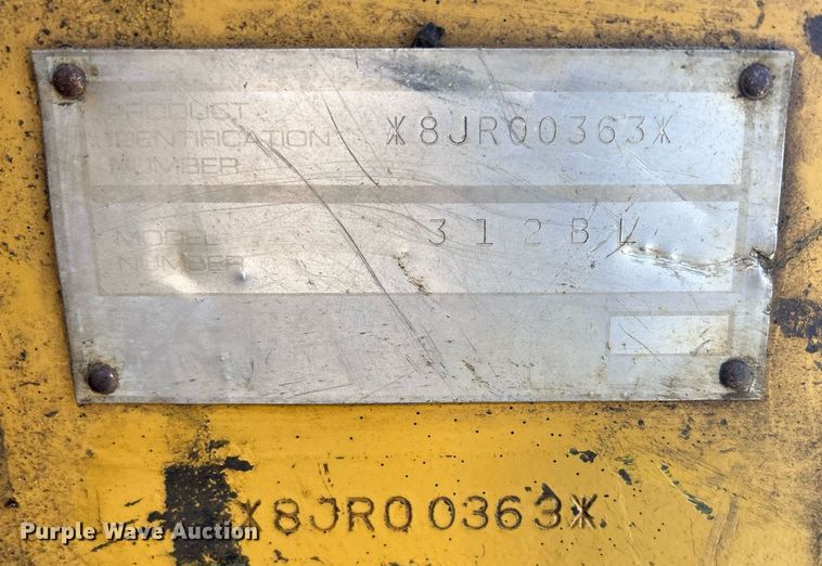 image for item DS0812 1997 Caterpillar 312BL excavator