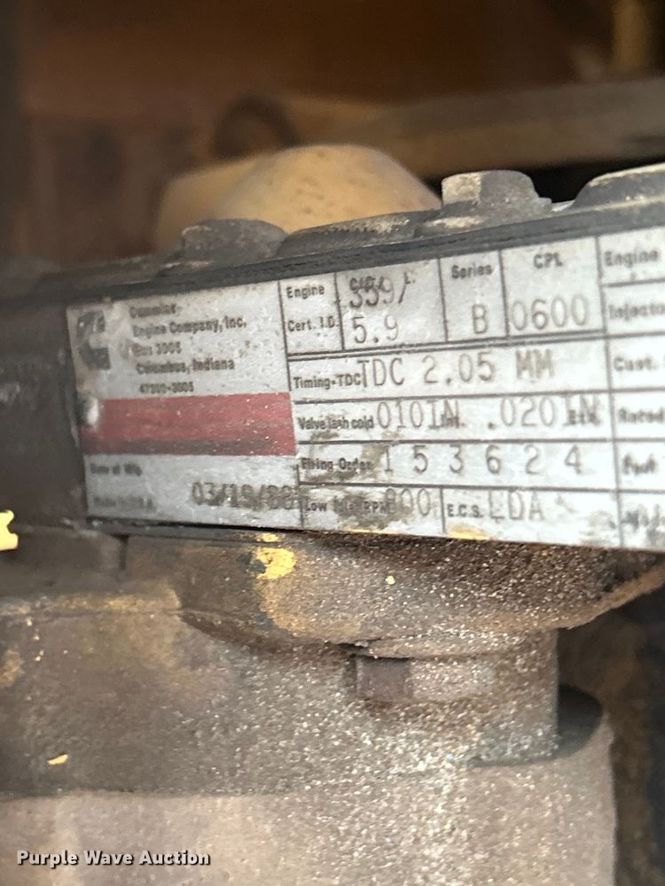 image for item DS0815 1988 Grove  4425G crane