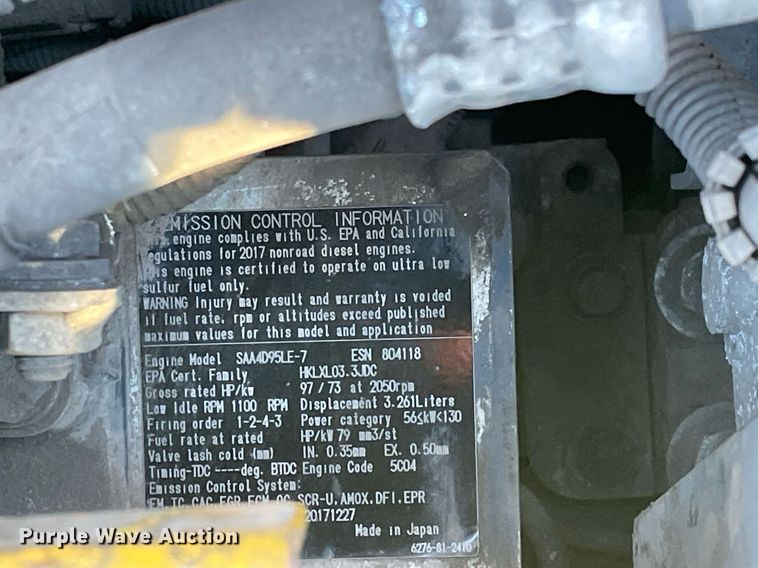 image for item DS5395 2018 Komatsu  PC138USLC-11  excavator