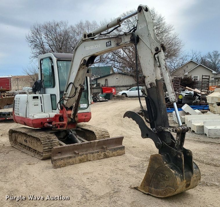 image for item DS7272 2004 Takeuchi  TB145 mini excavator