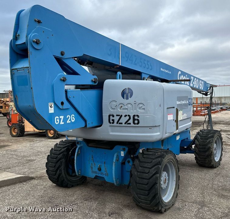 image for item DV9808 2005 Genie Z80/60 boom lift