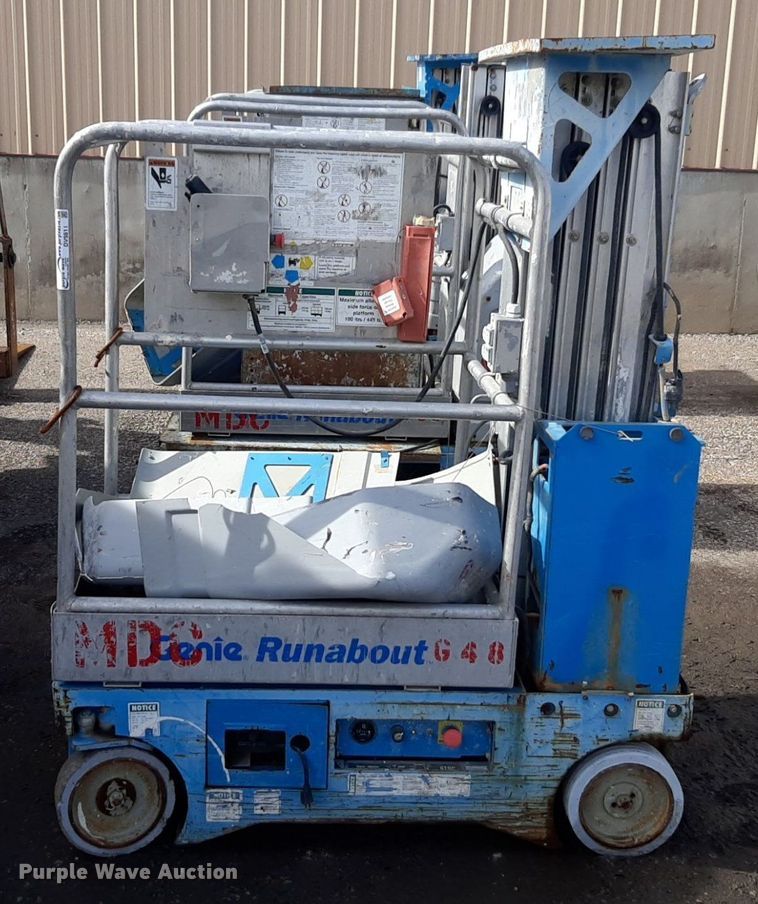 image for item DV9811 (3) Genie Runabout vertical lifts