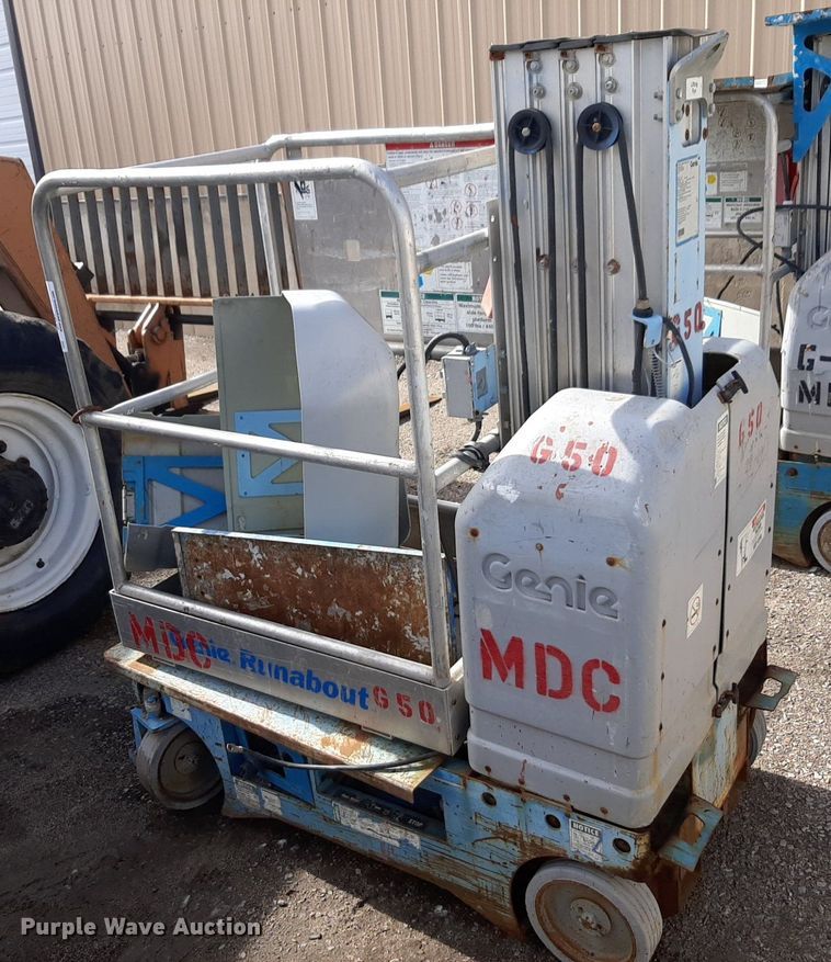 image for item DV9811 (3) Genie Runabout vertical lifts