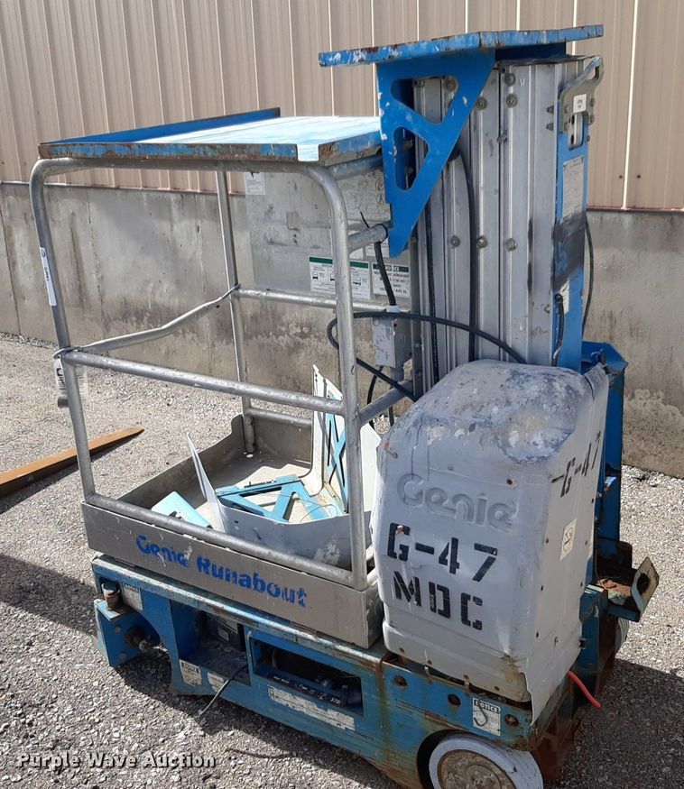 image for item DV9811 (3) Genie Runabout vertical lifts