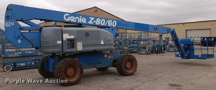 image for item DV9853 2004 Genie Z-80/60 boom lift