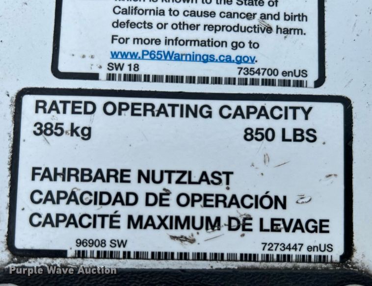 image for item EG1176 2020 Bobcat MT85 compact utility loader