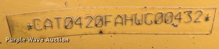 image for item EG1180 2015 Caterpillar  420F2 backhoe