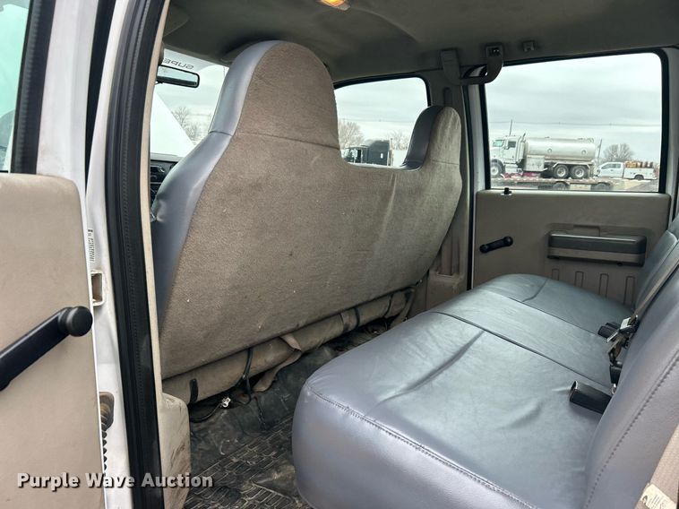 image for item EG1213 2008 Ford F350 Super Duty Crew Cab utility bed pickup truck