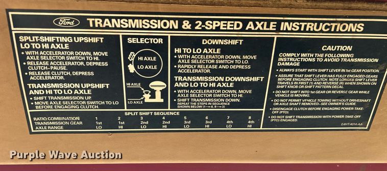 image for item EG1216 1985 Ford F700 dump truck