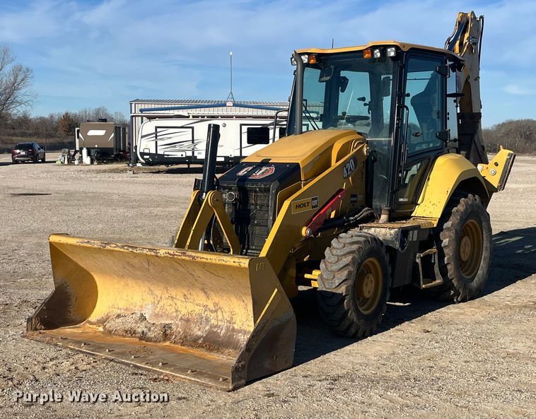 image for item EI0613 2021 Caterpillar 420ST HRC backhoe