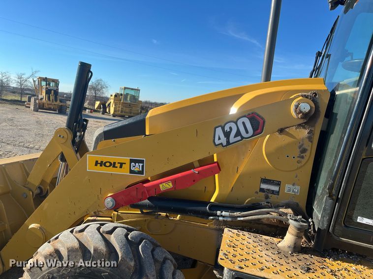 image for item EI0613 2021 Caterpillar 420ST HRC backhoe