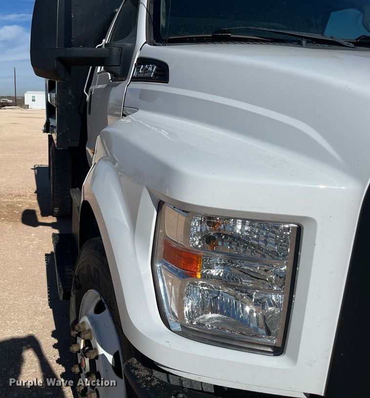 image for item EI0620 2019 Ford F750 Super Duty dump truck