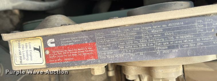 image for item EI0626 2002 Sky Trak 8042 telehandler