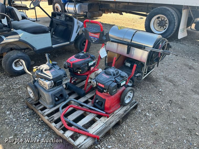 image for item EI0642 (3) Troy-Bilt pressure washers