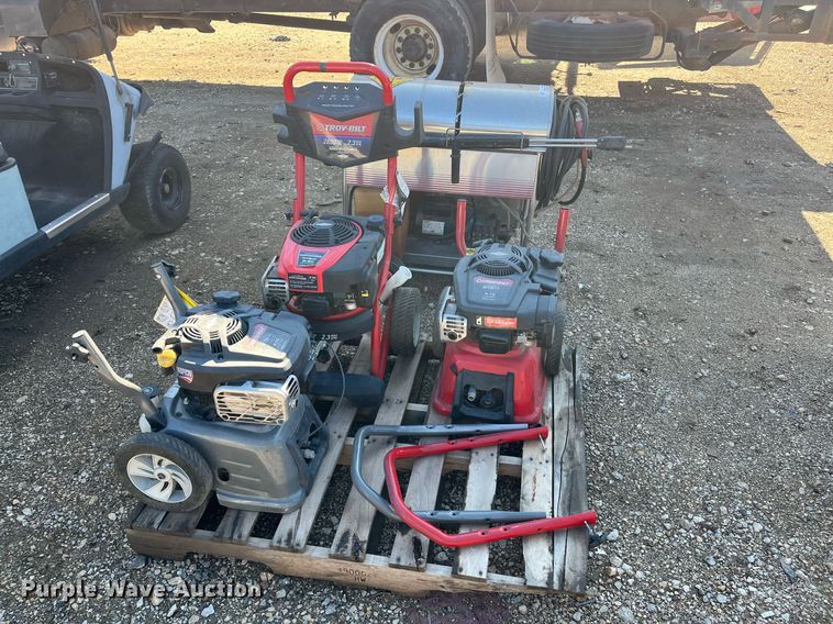 image for item EI0642 (3) Troy-Bilt pressure washers