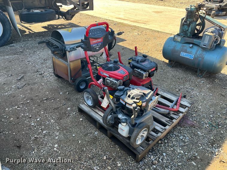 image for item EI0642 (3) Troy-Bilt pressure washers