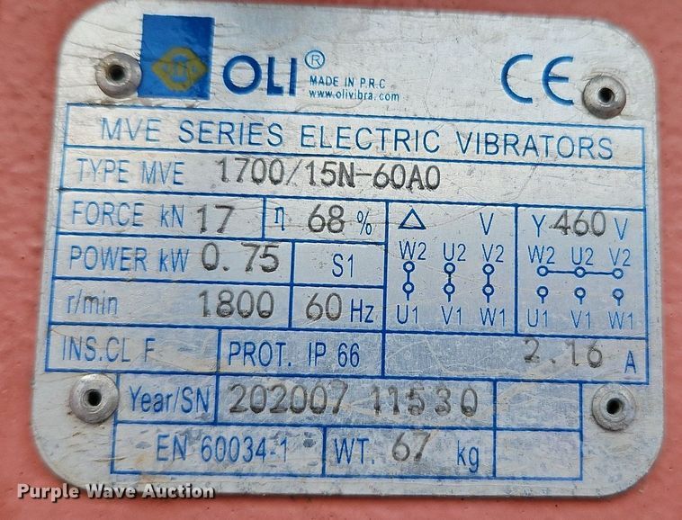 image for item EI3557 Paladin Industrial  vibratory screen